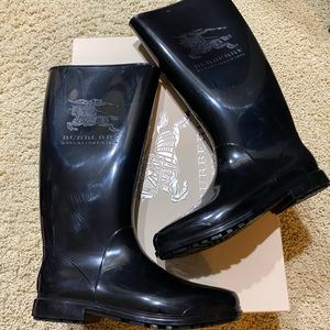 Burberry Rain Boots with Logo